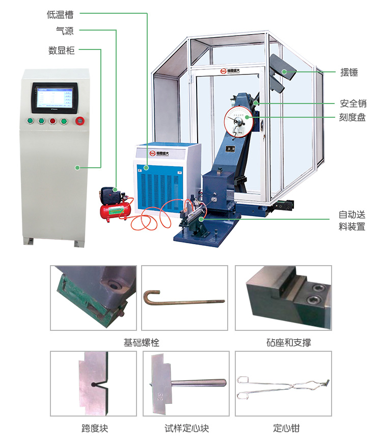 JBDS-CY系列數顯式低溫自動(dòng)沖擊試驗機