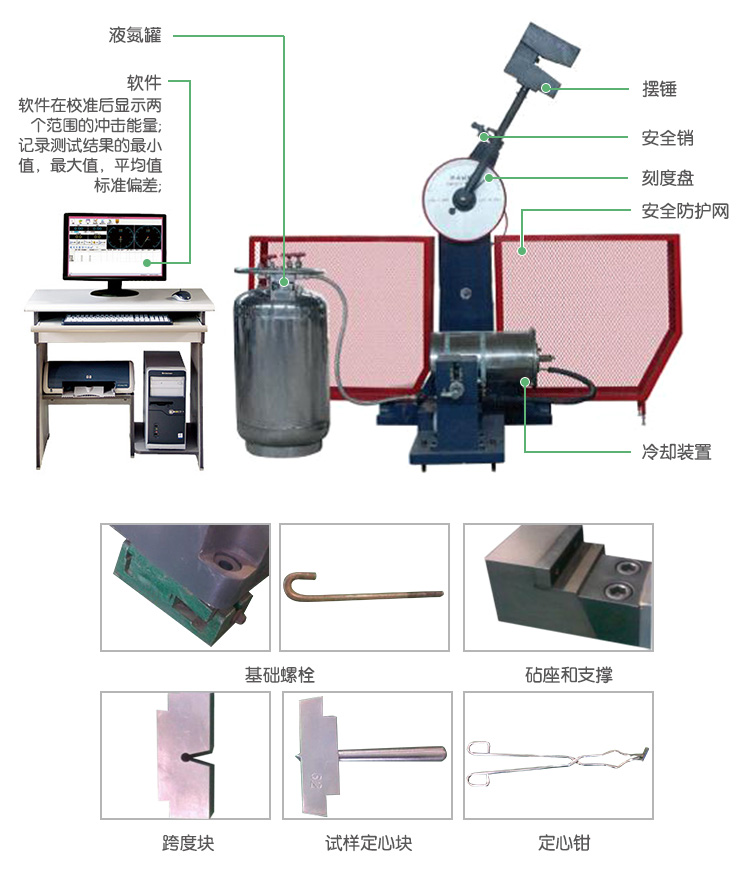 JBDW-300D/500D微機控制超低溫全自動(dòng)沖擊試驗機